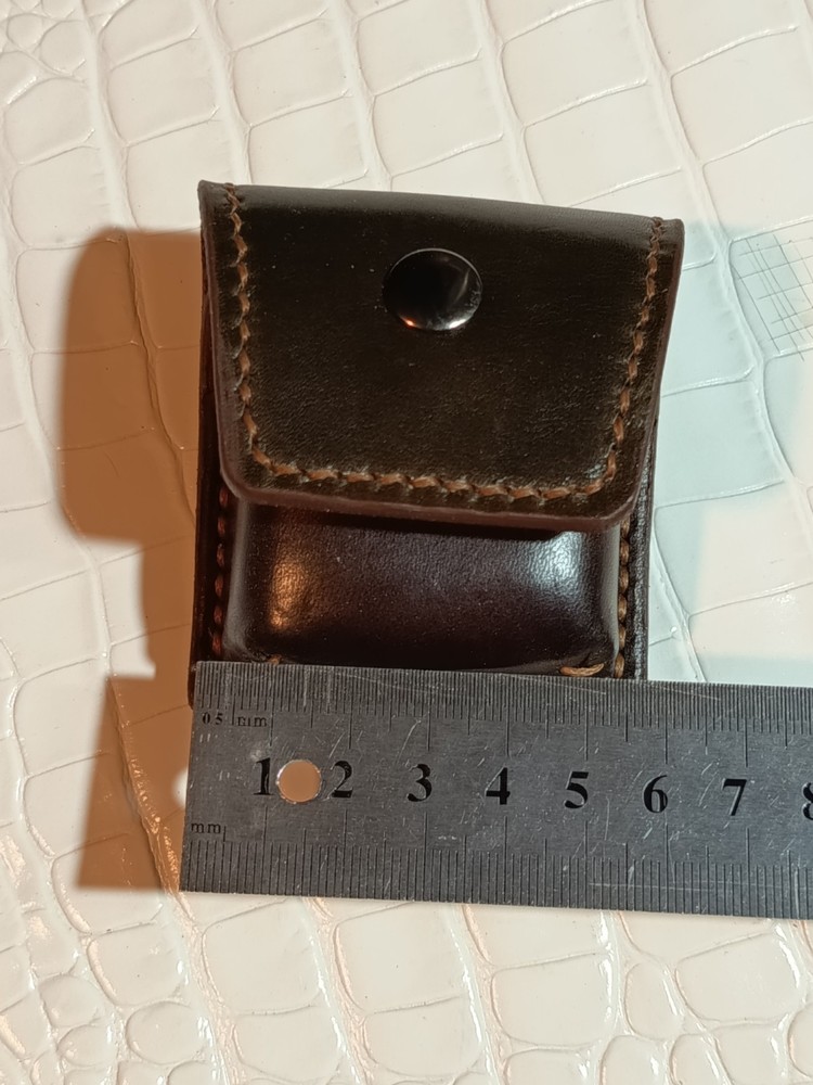 Handmade rigid leather keychain, keychain..