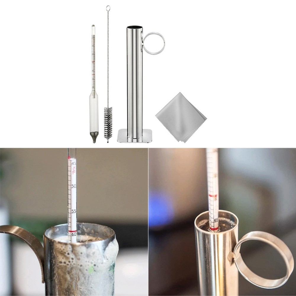 Maple Syrup Measuring Set Hydrometer Test Cup and Specific Gravity Meter Kit