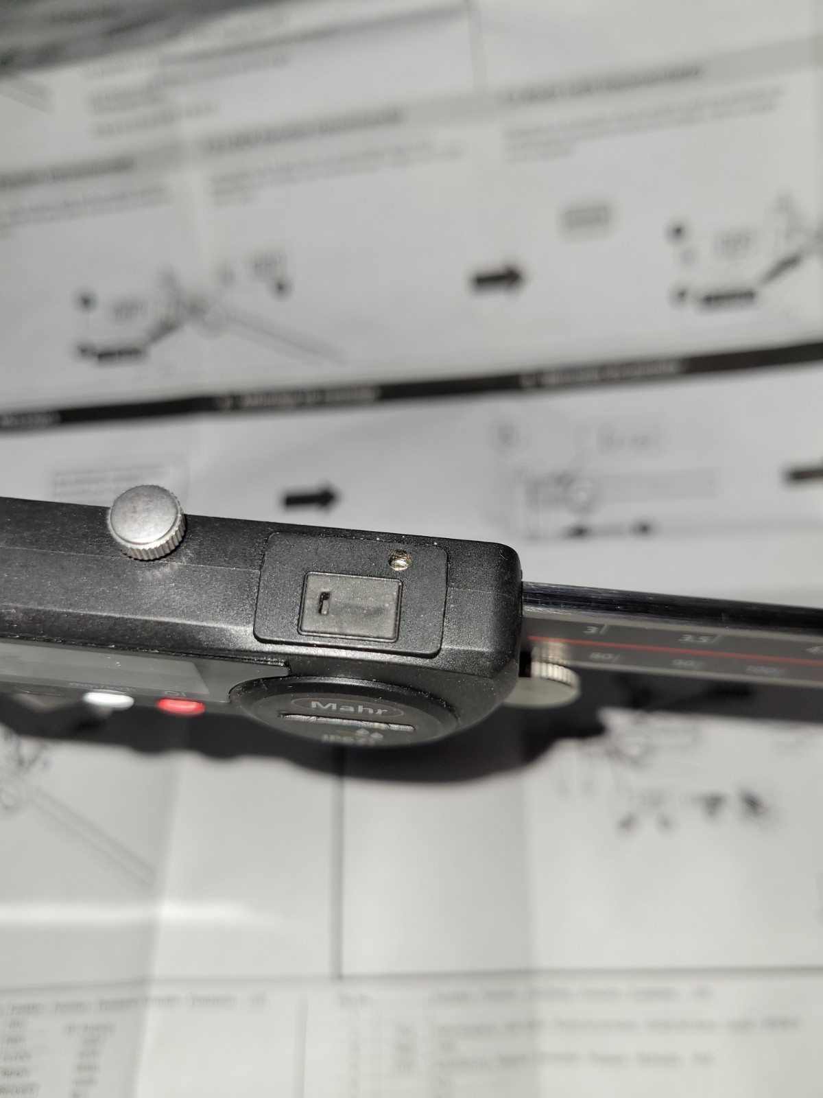 Mahr 4103069 MarCal 16 EWR Electronic Caliper, 0-8"/200mm Range .0005"/0.01mm