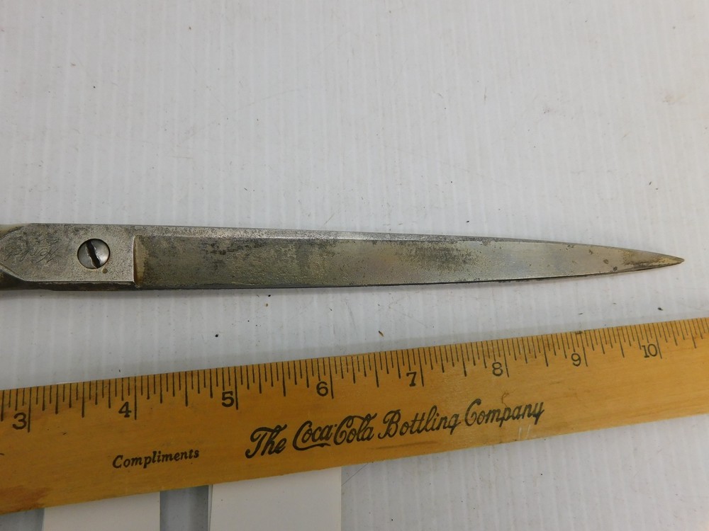 Vintage Heckels 12" Scissors, sewing scissors
