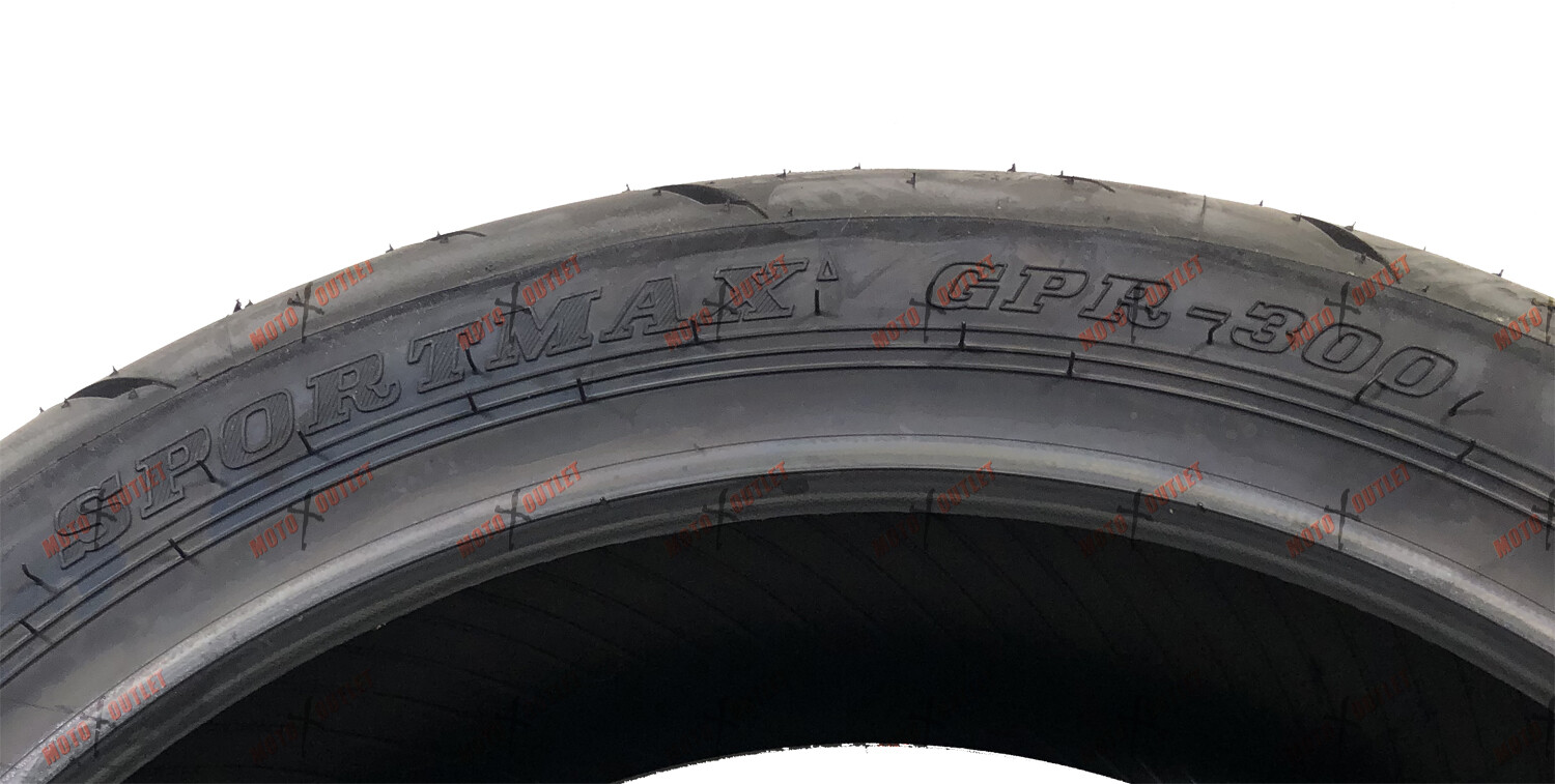 Dunlop Sportmax 120/70ZR17 180/55ZR17 GPR 300 Front Rear Motorcycle Tires