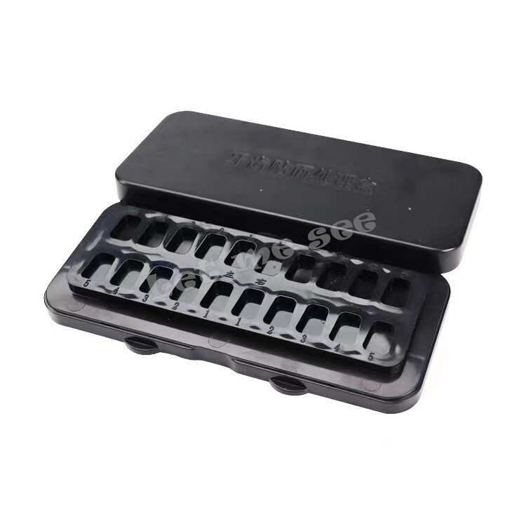Dental Ceramic Veneer Storage Box Veneer Pretreatment Patch Case Rectangular