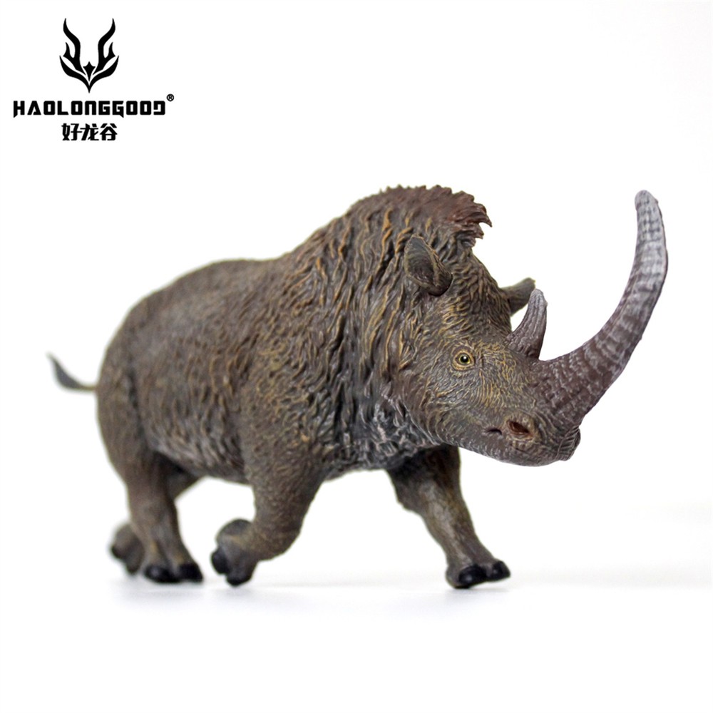 HAOLONGGOOD 1/35 Woolly Rhinoceros Figure Coelodonta Antiquitatis Model GiftToys