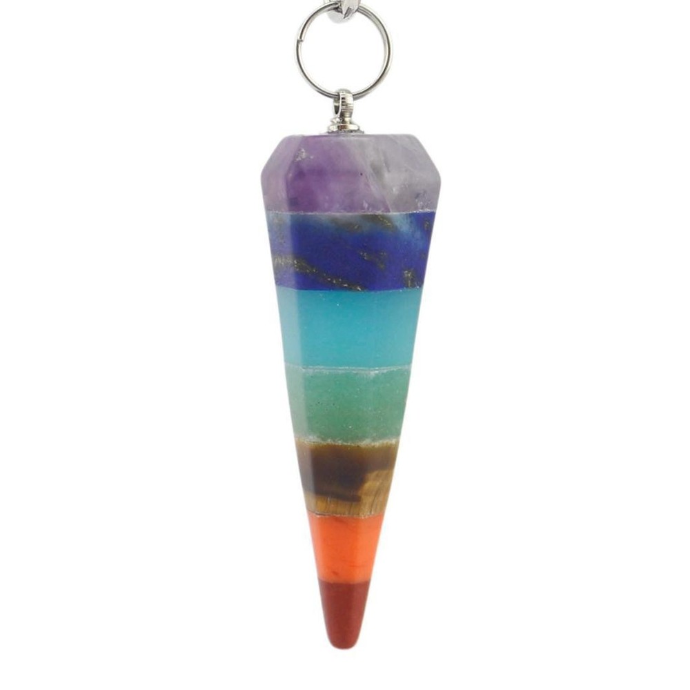 Natural Gemstone Dowsing Divination Pendulum