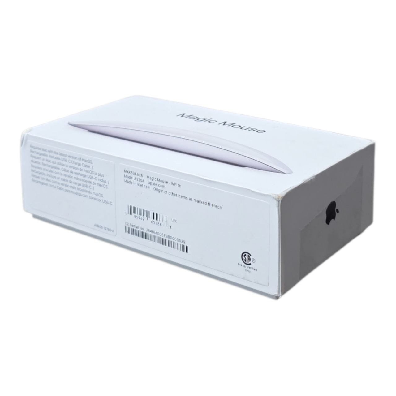 Apple Magic Mouse Multi-Touch Surface - 2024 Model w/USB-C Version-White