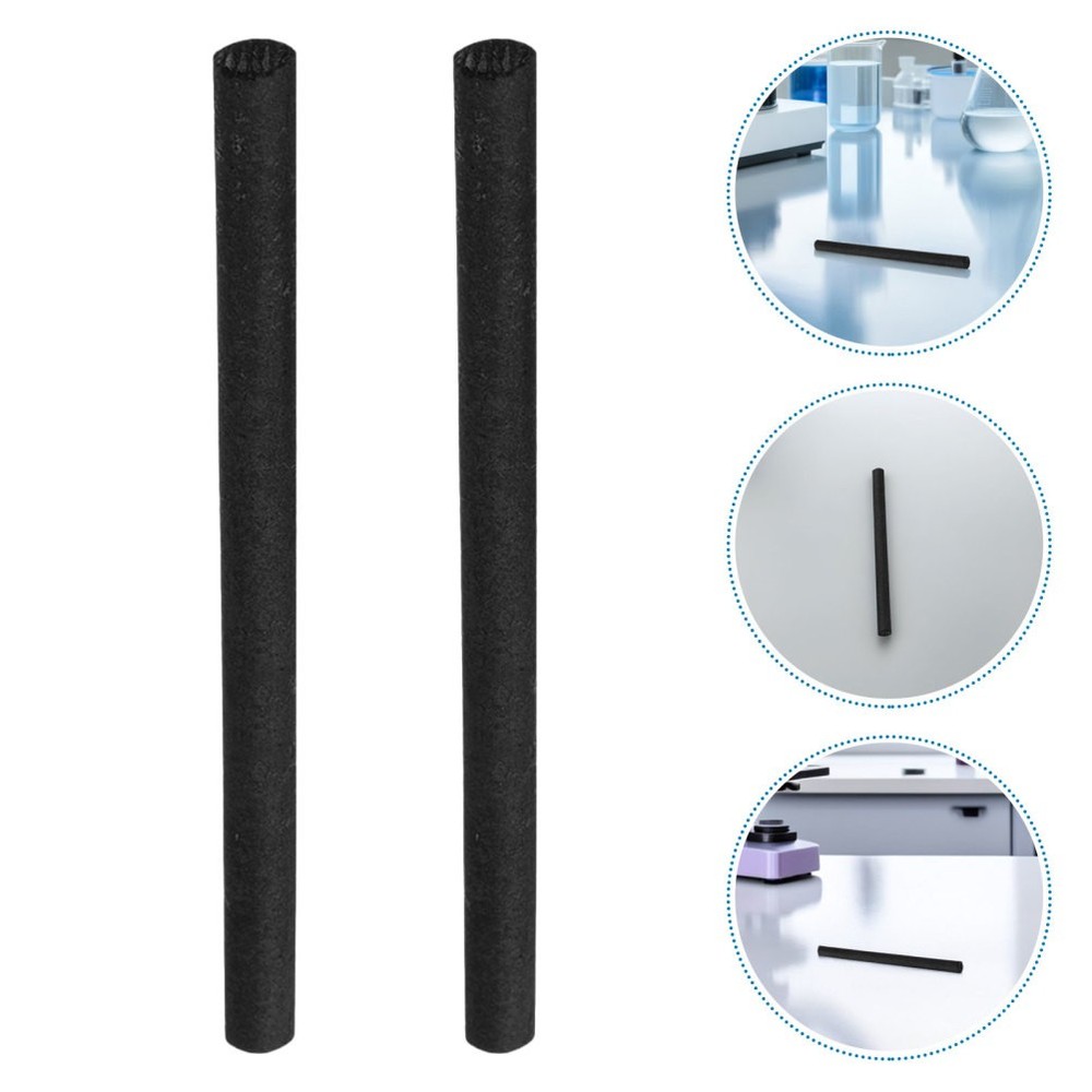 20 Pcs Stirring Sticks Graphite Rods for Electrolysis Experiments