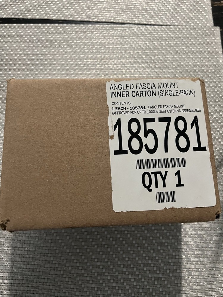 Angled Fascia Mount 185781 Brown Single-Pack for Dish Antenna