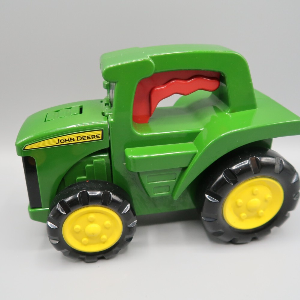 John Deere Tractor Flashlight w Engine Sounds Light & Mini Rubber Vehicle