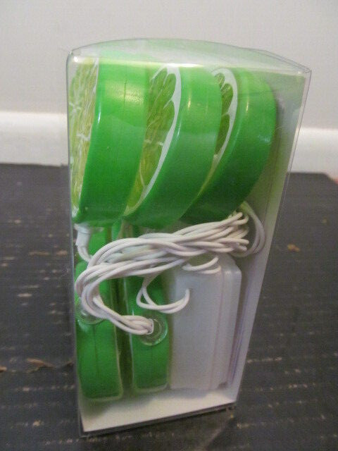 HD Designs Sliced Fruit 10-Light LED String Lights, Lemon or Lime