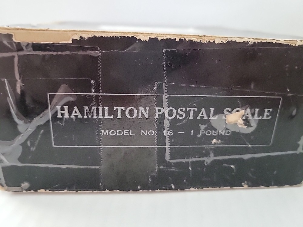Vintage Hamilton Postal Scale No. 16 Oz. Scale