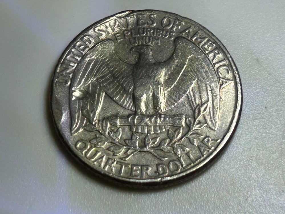 1991 D Quarter with machine damage?? Minting damage??? "Very Unusual"