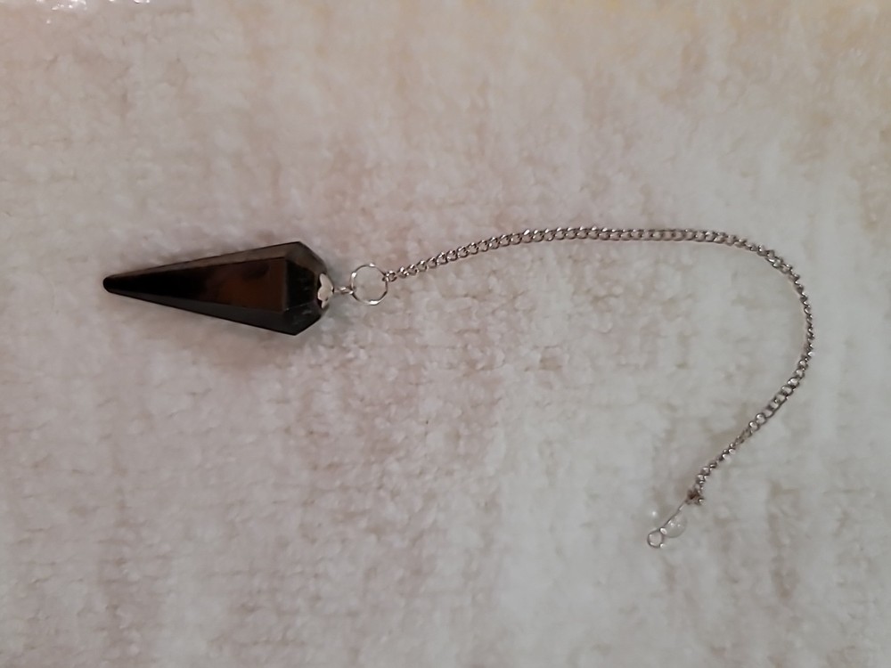 Unakite Pendulum Crystal Stone, Faceted Pendulum Divination Tools, Dowsing