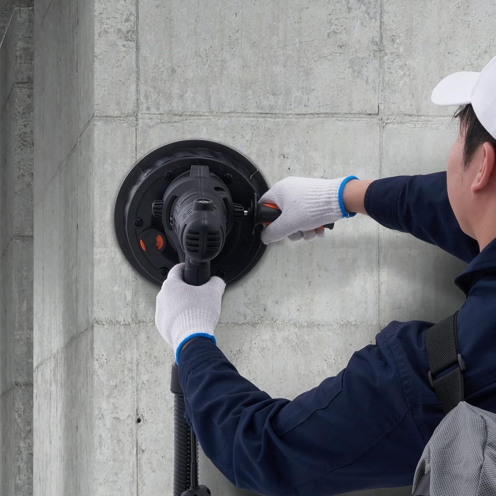 New Electric Drywall Sander Adjustable Variable Speed With Sanding Pad 800W