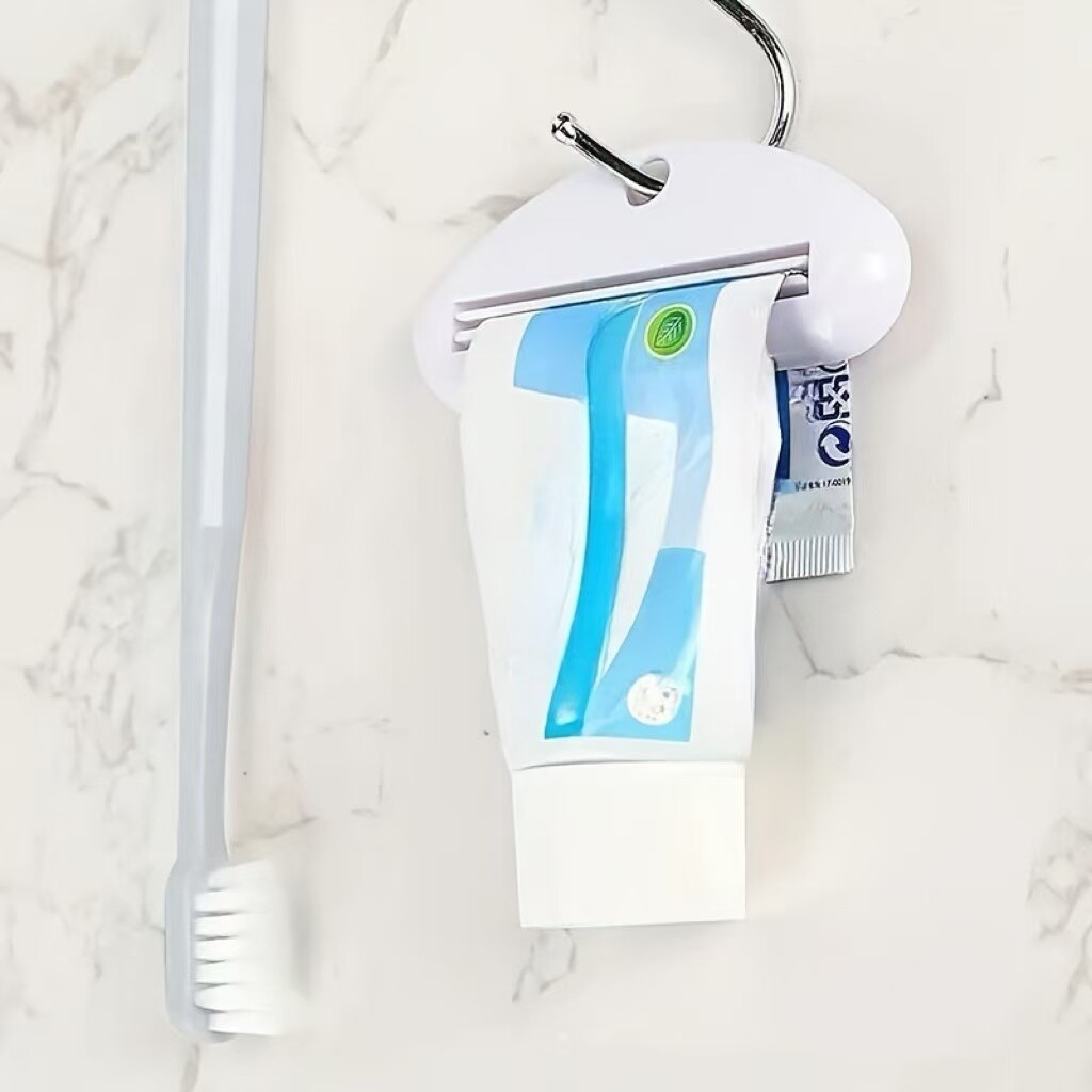 4× Plastic Tube Squeezer Toothpaste Dispenser Holder Rolling Bathroom Extract