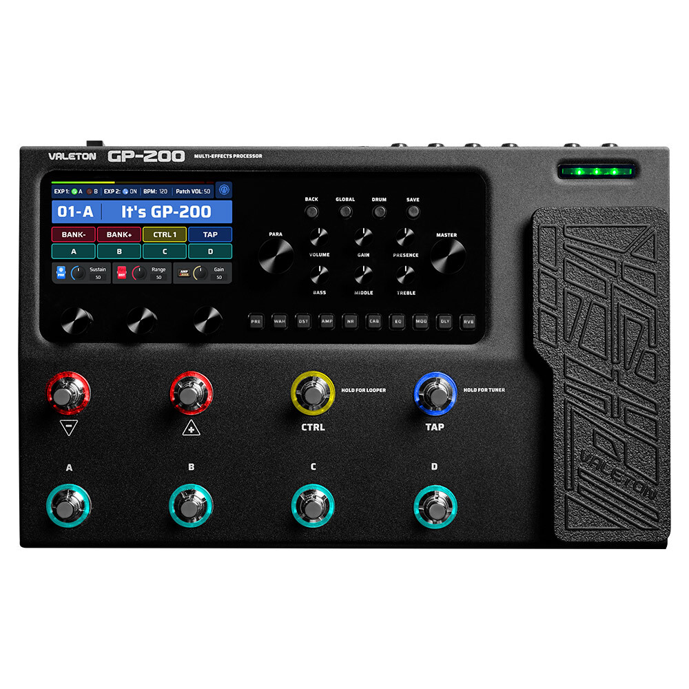 VALETON Guitar Effect Processor/Bass Amp IR FX Loop Expression Stereo GP-200/100