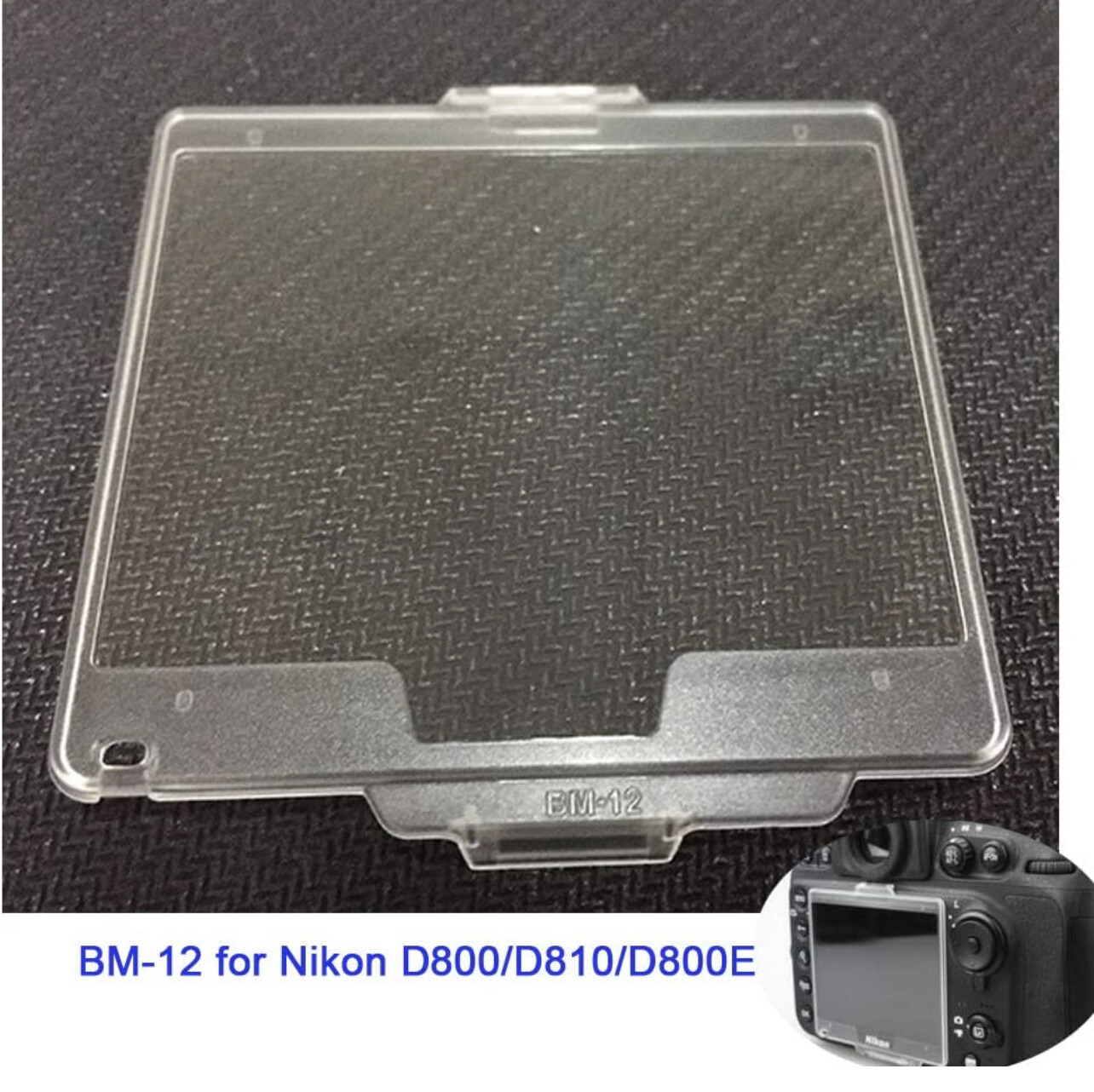 BM-12 Hard LCD Monitor Cover Screen Protector For Nikon D800, D810 DSLR Camera