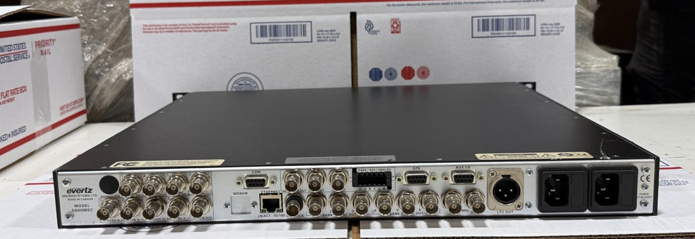 Evertz Master Clock / SPG 5600MSC