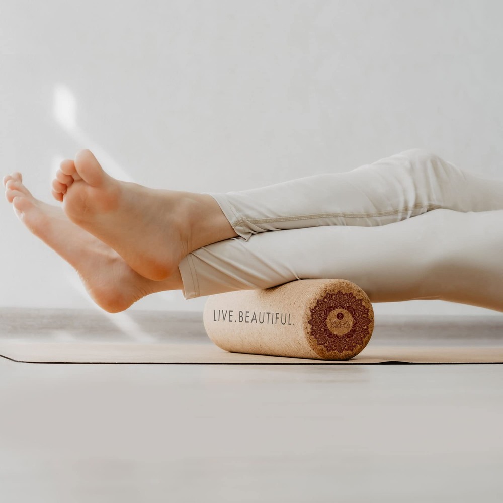 Yoga Design LAB Cork Roller - Release Tight Muscles, Improve Circulation