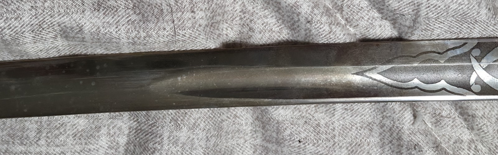 Hilborn Hamburger Solingen US Marines Officer Dress Sword Used