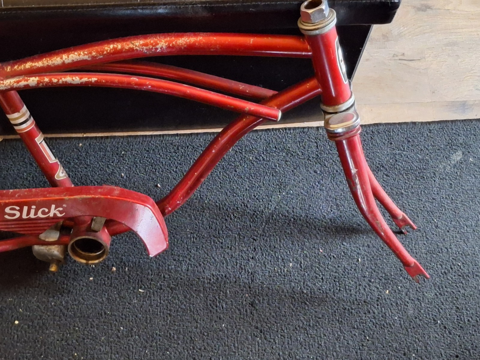 Huffy Cheater Slick 3 Speed Muscle Bike Frame Set Huffy Vintage 1966 Original