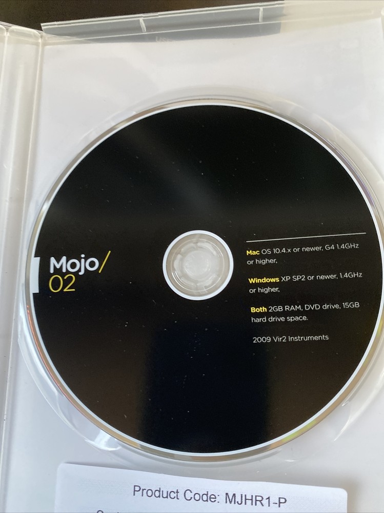 2009 Vir2 MOJO: HORN SECTION MAC/PC Plugin Software - Only CDS