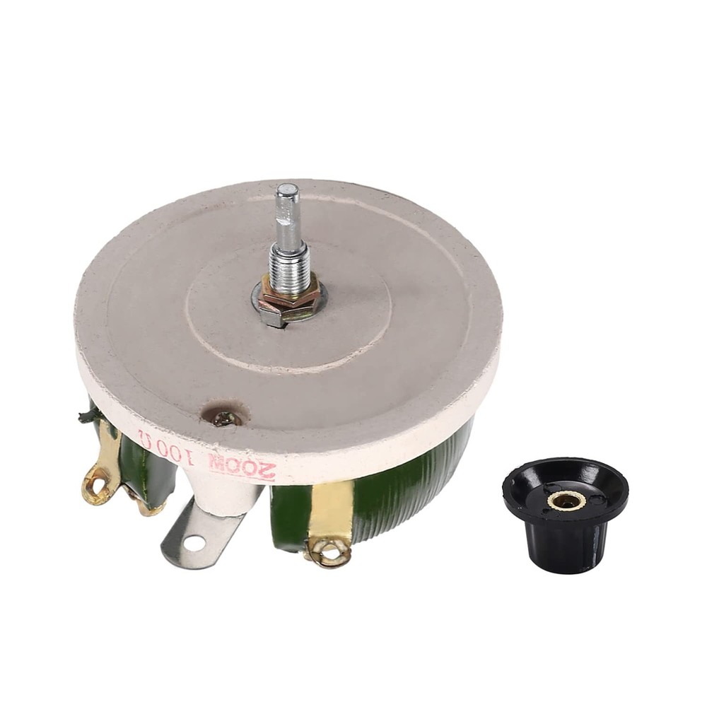 Fielect 200W 100R Ohm Ceramic Wire Wound Potentiometer Linear Rotary Resistor...