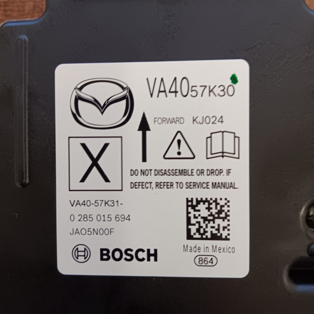 2023 Mazda CX-50 SRS Module Reset Crash Data VA40-57K30