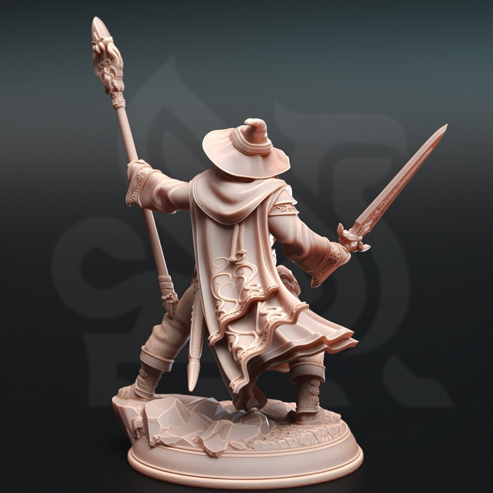Artemis Human Wizard Sorcerer Miniature | D&D DnD
