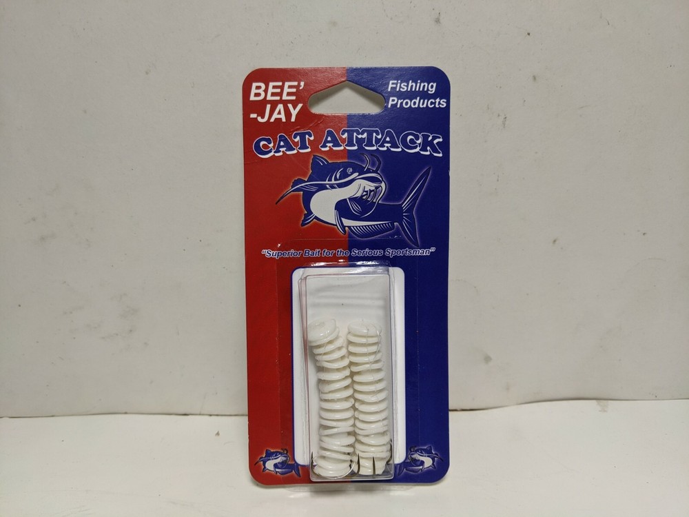 Bee Jay Cat Attack Dip Bait Soft Plastic Worms (2 Per Pack)