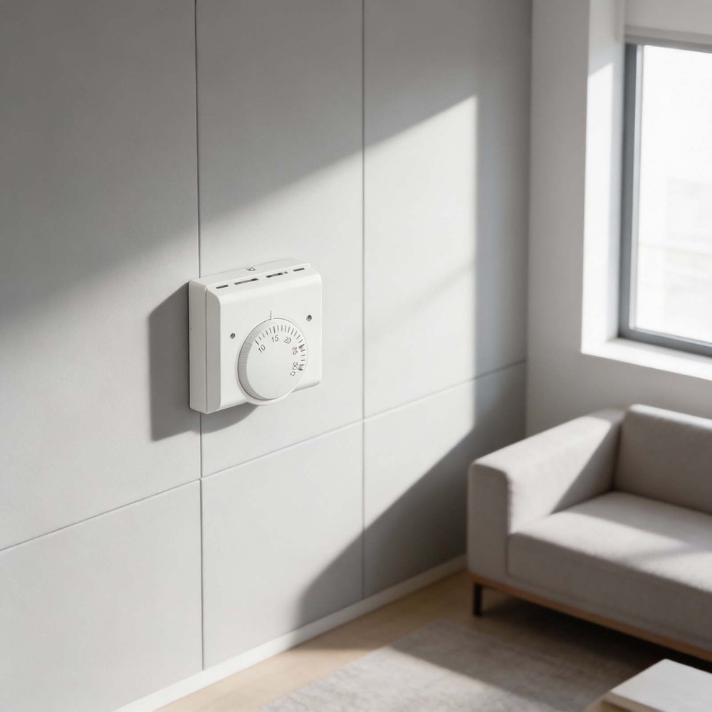 Room Thermostat Floor Heating For Mounted With On/off Switch Controller / New