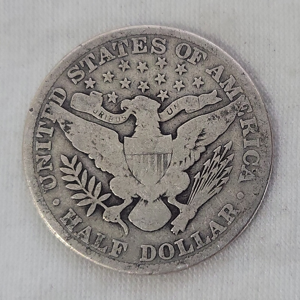 1911 Barber Half Dollar in Good Condition