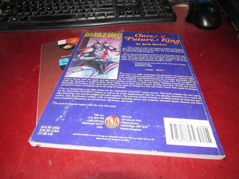 TSR: Amazing Engine: Once & Future King Sourcebook with map