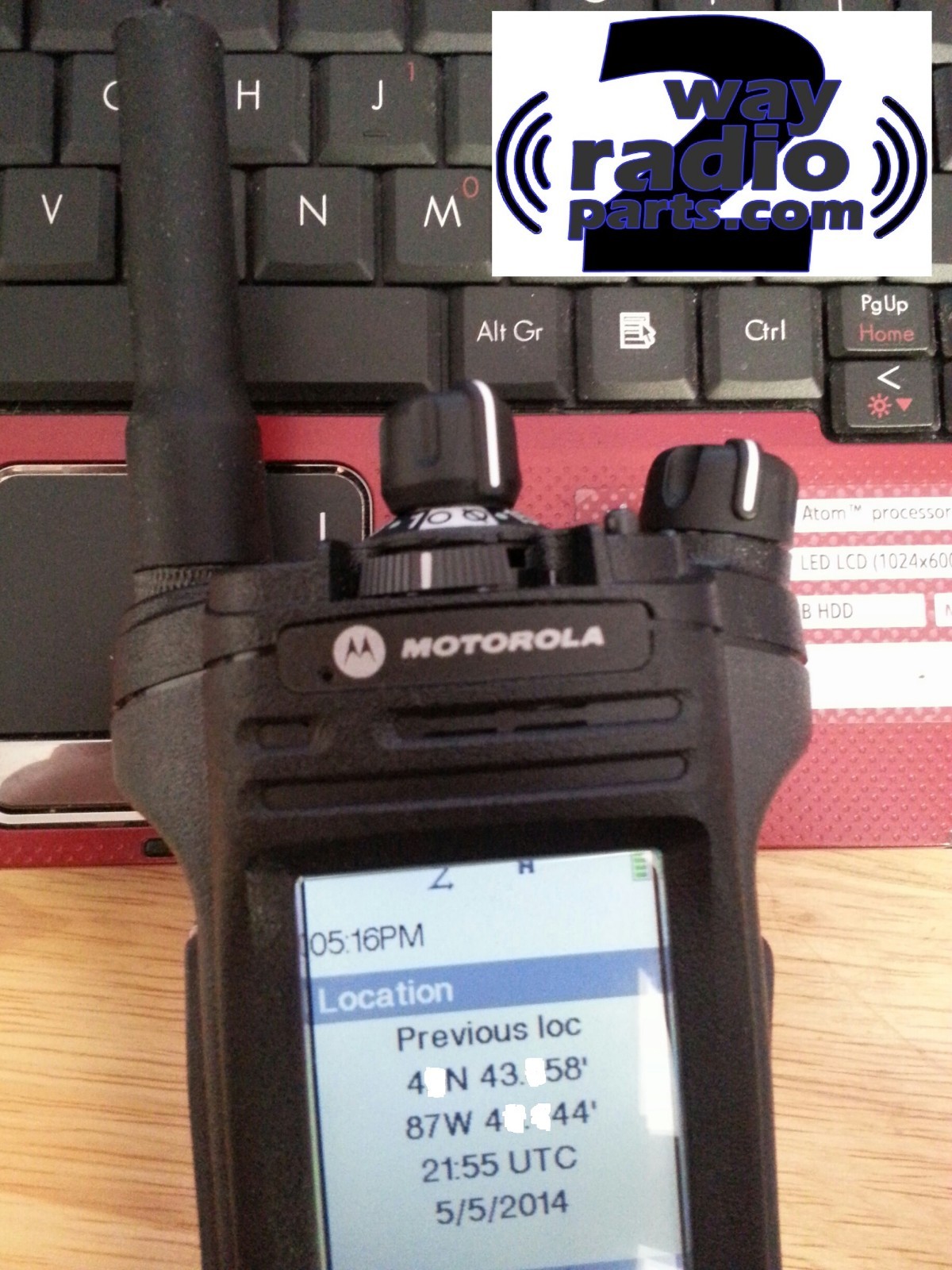 Short STUBBY Black Antenna for MOTOROLA APX8000 VHF (136-174), UHF (400-520) GPS