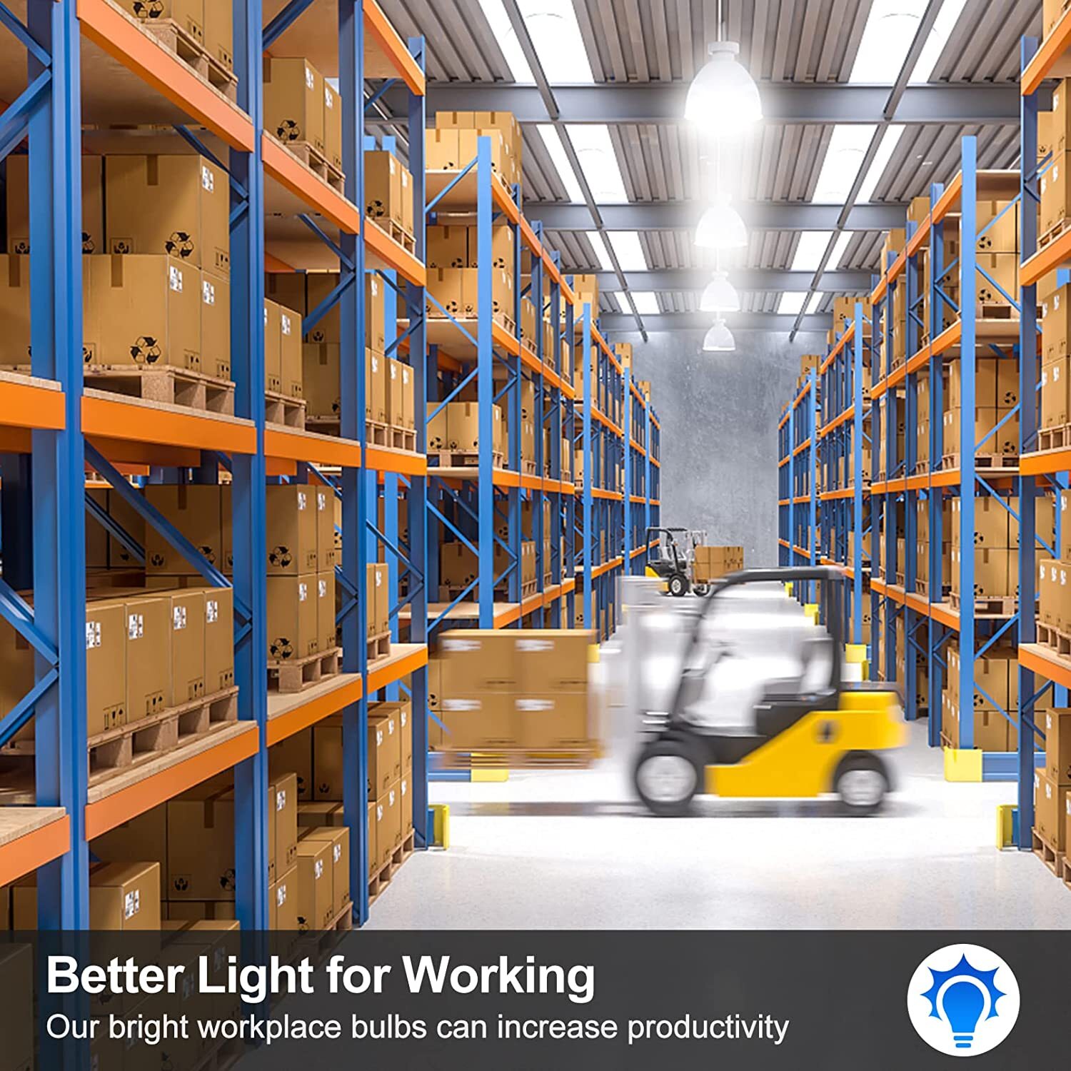 50 Pack LED Corn Light Bulb 400W Equivalent E39 100W 15000LM 5000K Garage Lights