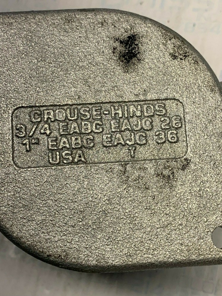 CROUSE HINDS 3/4 EABC EAJC 26 1" EABC EAJC 36