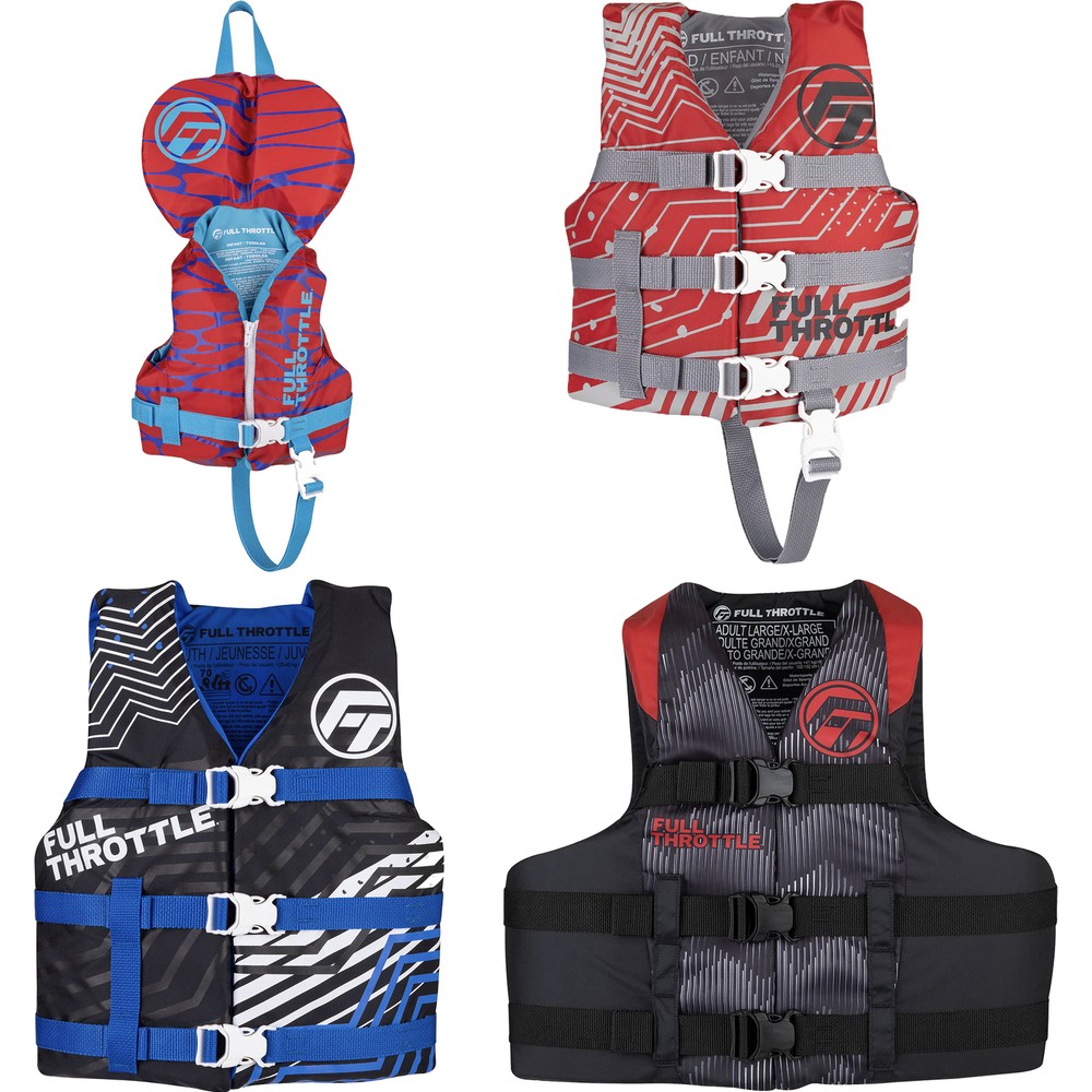 Absolute Outdoor Full Throttle Nylon Life Jacket
