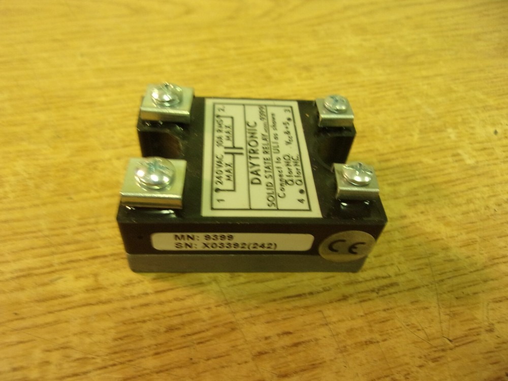 DAYTRONIC 9399 SOLID STATE RELAY, 240VAC, 10A RMS