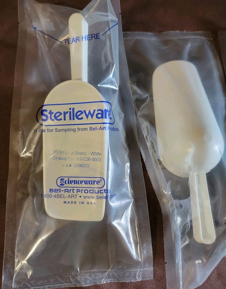 64 Scienceware Sampling Scoops Sterileware 250 mL 8 oz H36906-0000