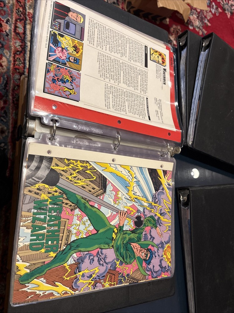 Comic Book Bio Binders