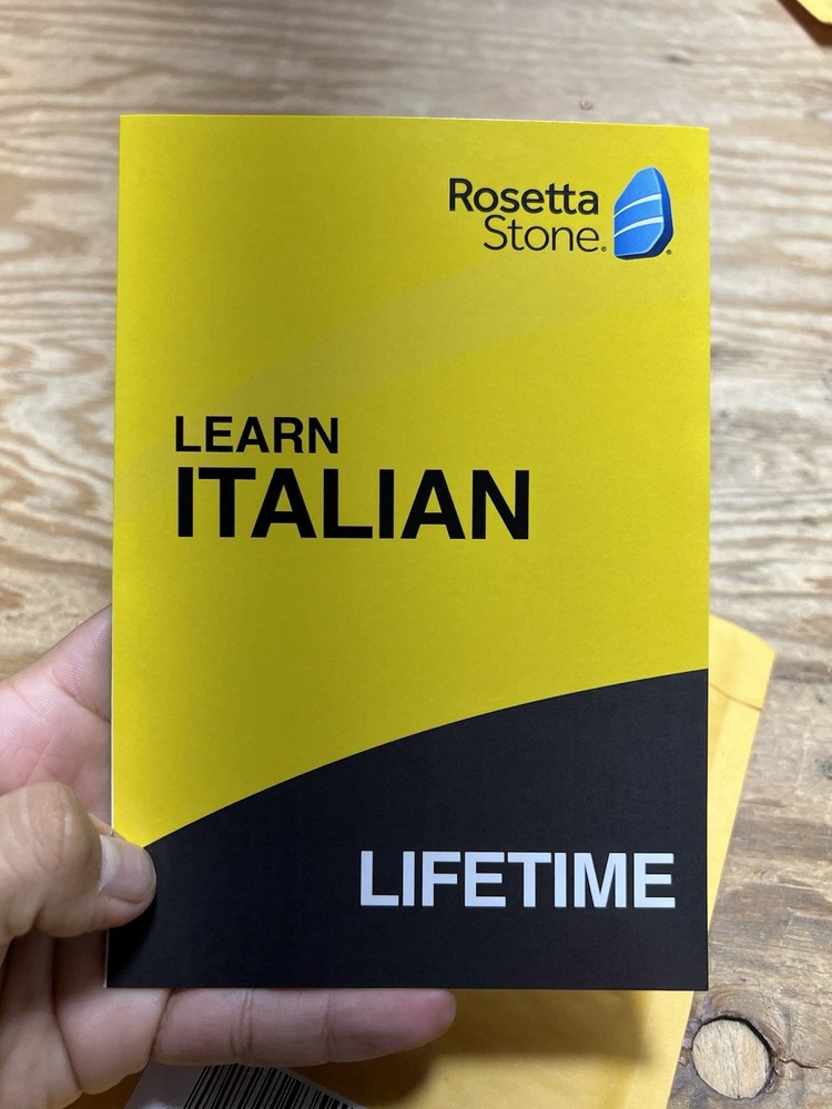 Rosetta Stone Lifetime Italian DIGITAL CODE ONLY