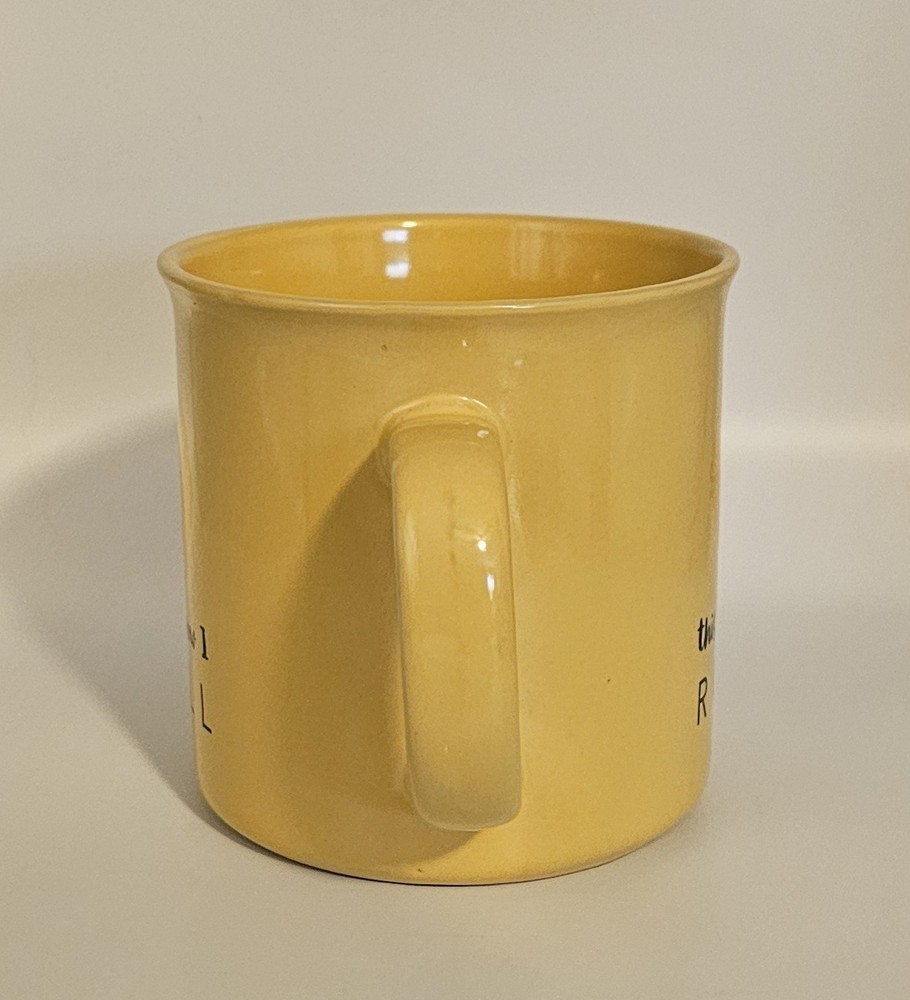 "This is How I Roll" Knitting Crocheting Mug Yellow
