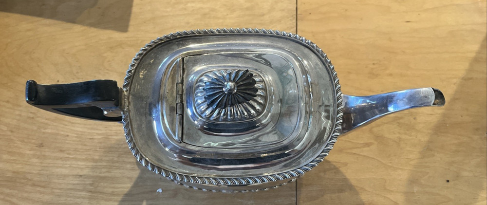 4 Pc 19th C. Sheffield Silver Plate Tea And Coffee Set