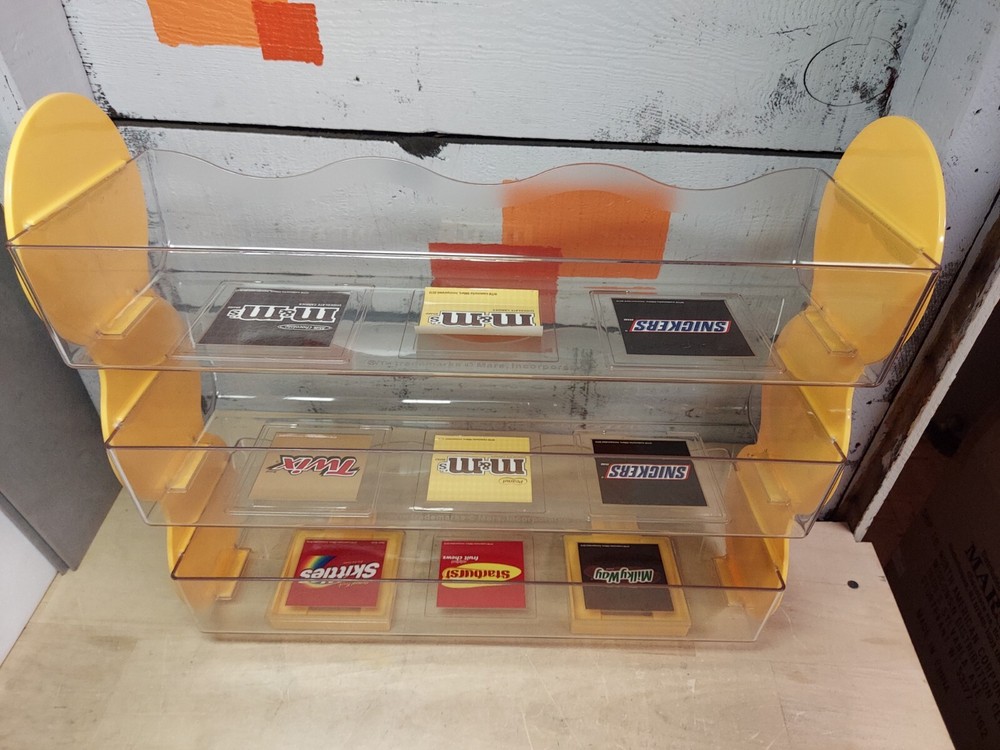 Vintage 3 Tiered Plastic Mars Candy Display NOS