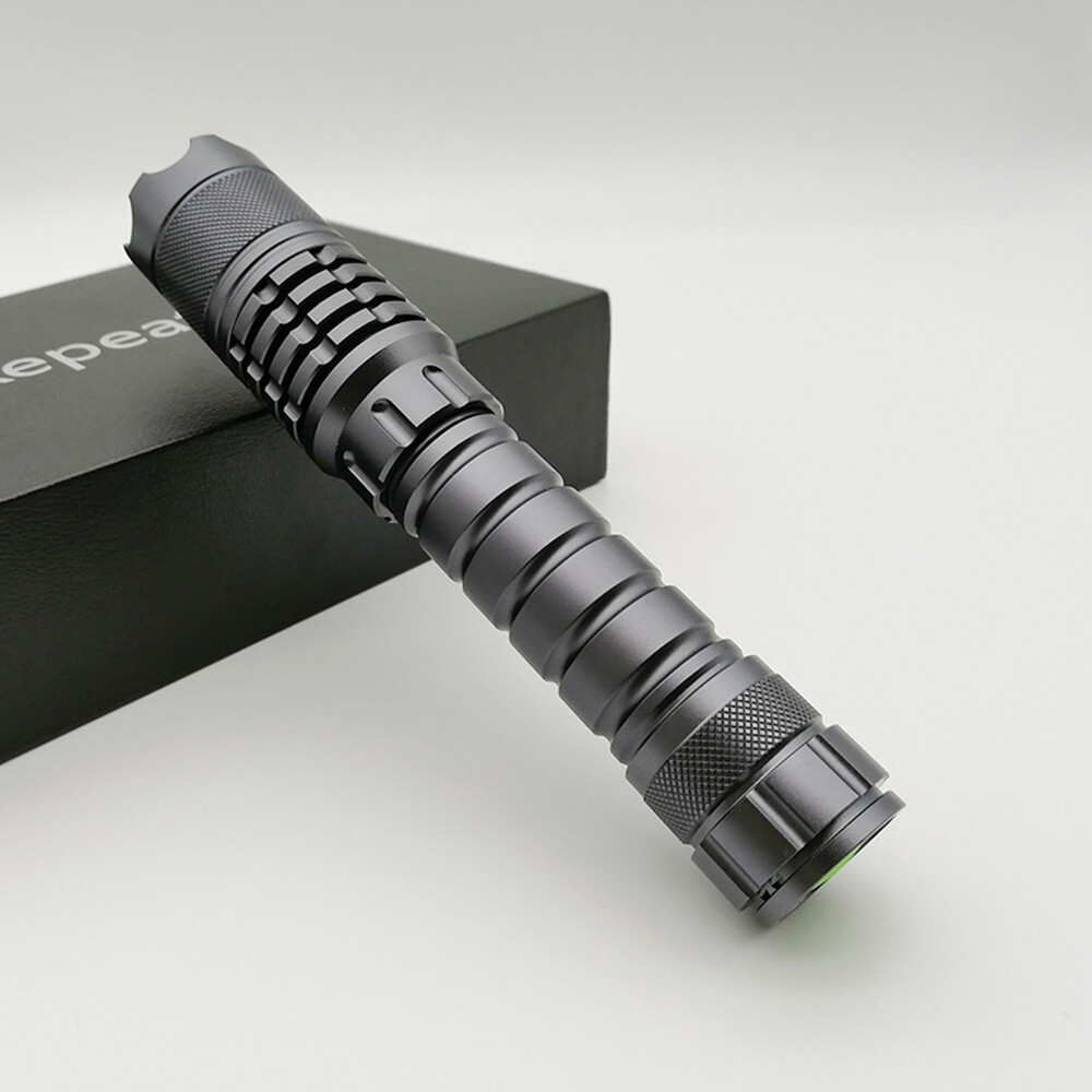 450NM Laser Pointer Adjustable Focus Light Visible Beam Light Battery & Charer