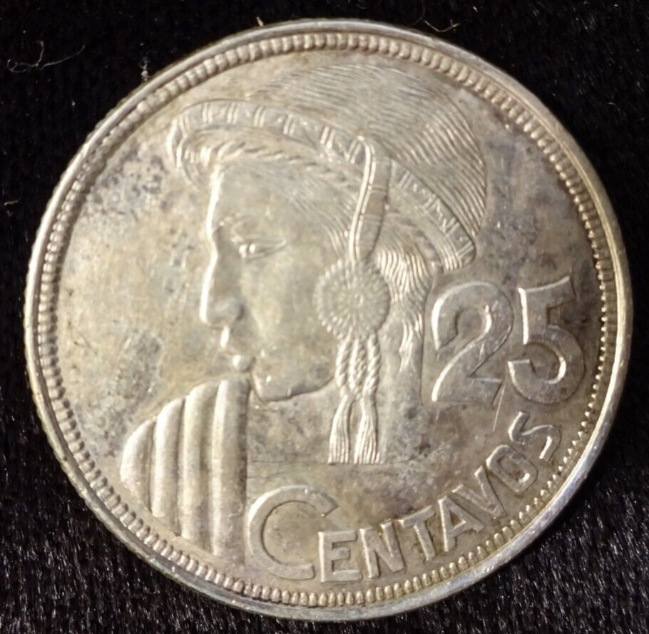 1952 25 Centavos Uncirculated