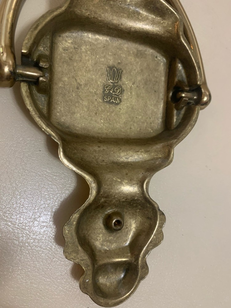 Brass Door Knocker Made In Spain ￼