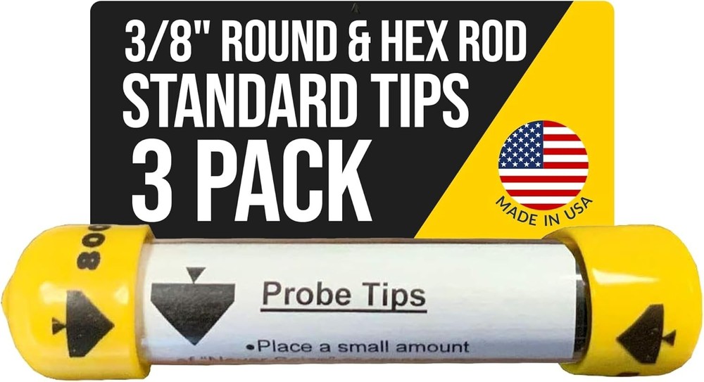 T&T Tools 3-Pack Replacement Soil Probe Tips for 3/8" Rods - Durable & Precise