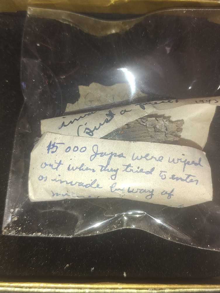 WW2 Ghost Army Group Invasion Barge Piece Dog Tags 604th Eng Camouflage Btn