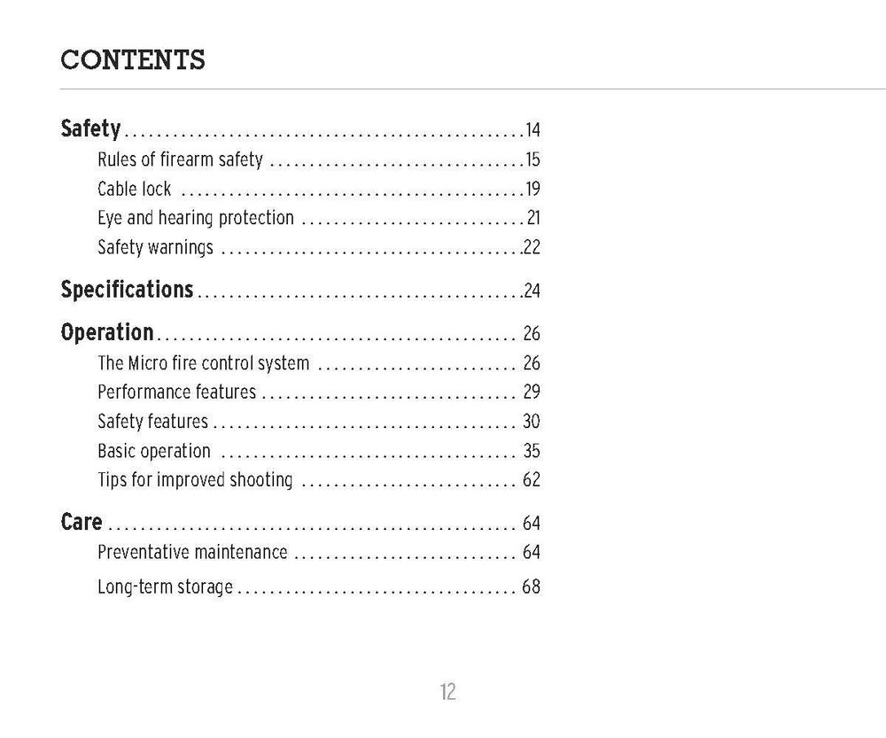 Kimber Micro Safety & Instruction Manual (81 pg)