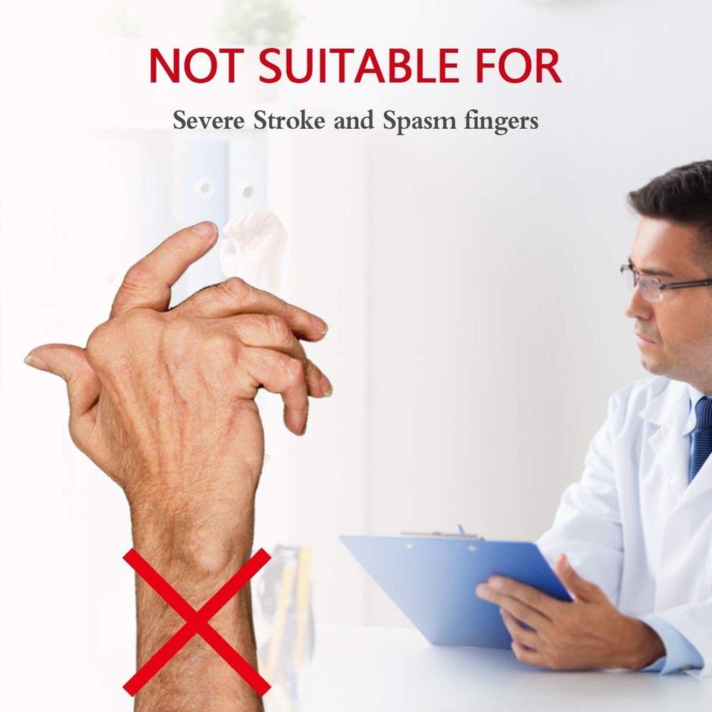 OSK Soft Functional Resting Hand Splint for Flexion Contractures - Stroke Han...